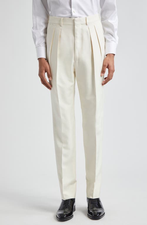 TOM FORD Atticus Tailored Silk Trousers at Nordstrom, Us