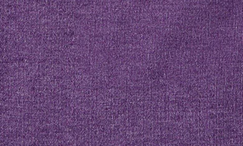 Shop Paigelauren Rib Long Sleeve Top, Leggings & Hat Set In Purple