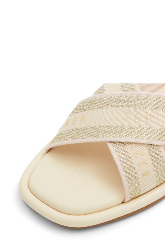 Ted Baker Ashika Icon Slide Sandal In White