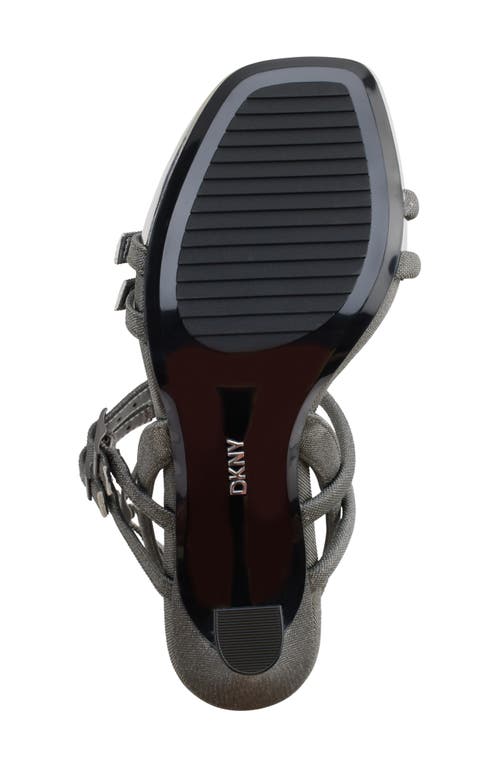 Dkny Cyril Ankle Strap Sandal In Graphite