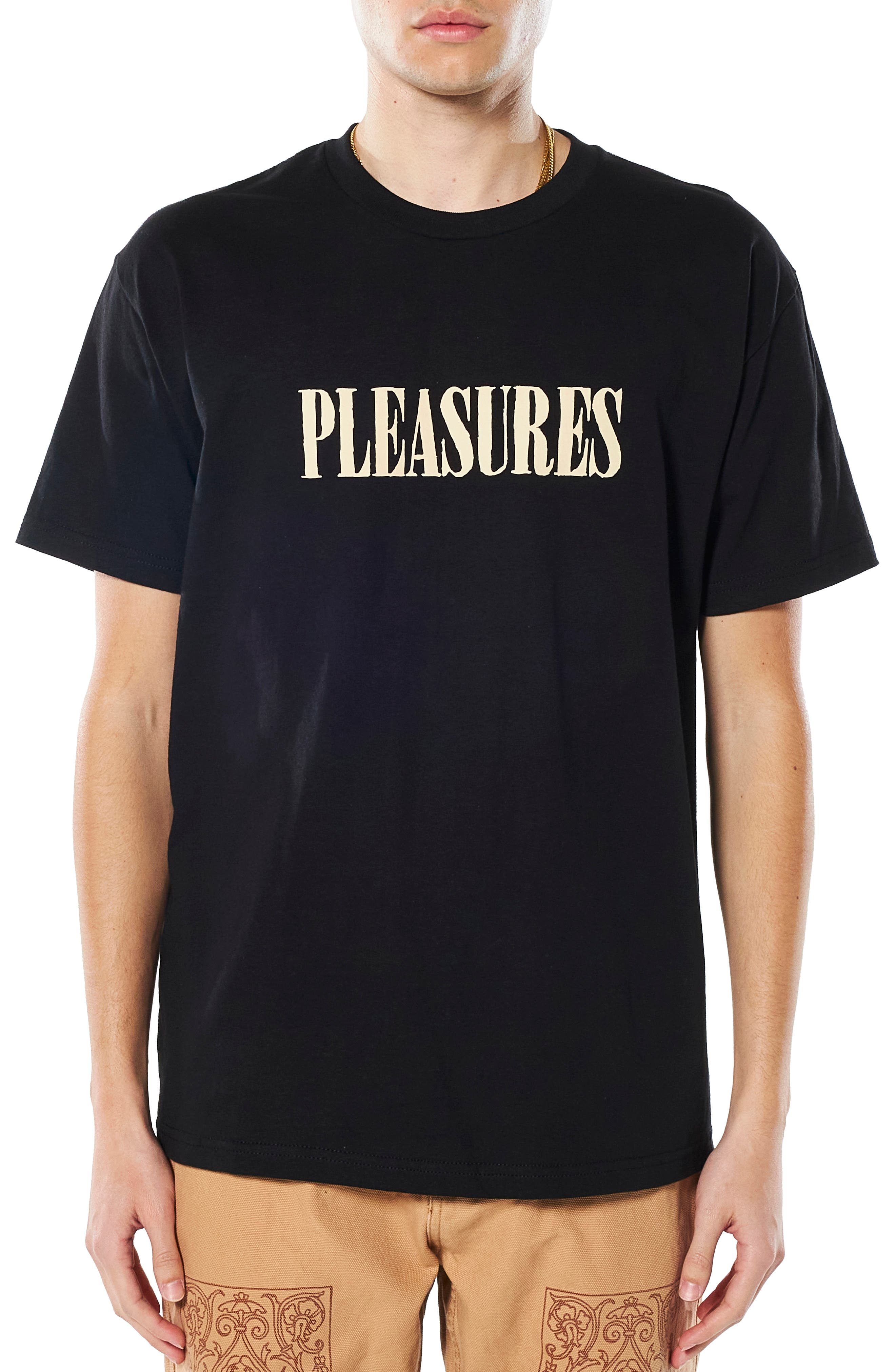 PLEASURES Tickle Logo Graphic Tee 