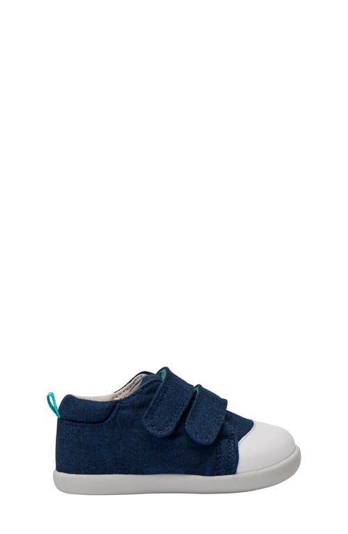Ten Little First Walkers Sneaker In Navy Blue