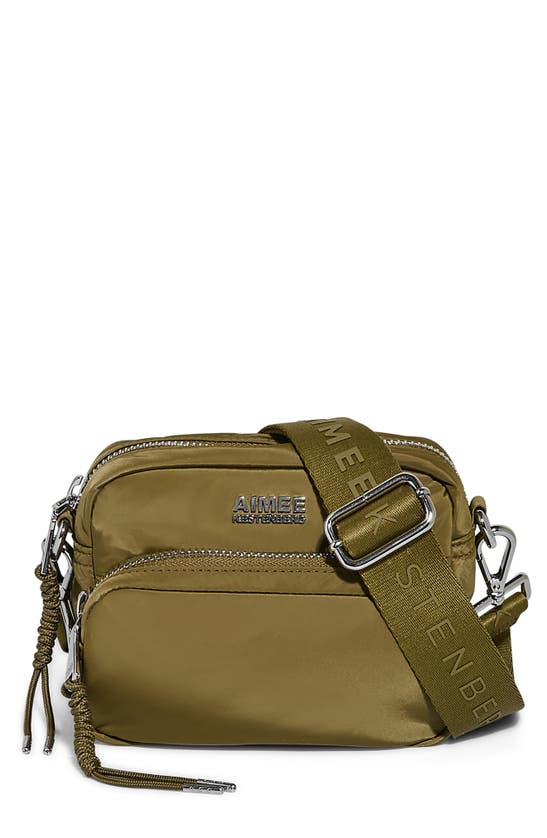 Shop Aimee Kestenberg Nylon Camera Crossbody Bag In Soft Olive