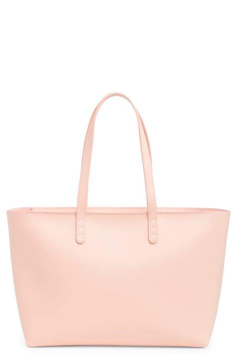 Small Leather Zip Tote