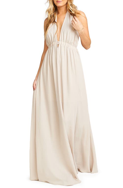 Luna Halter Gown in Show Me The Ring