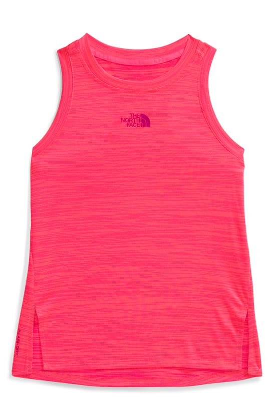Shop The North Face Kids' Never Stop Performance Tank In Radiant Poppy