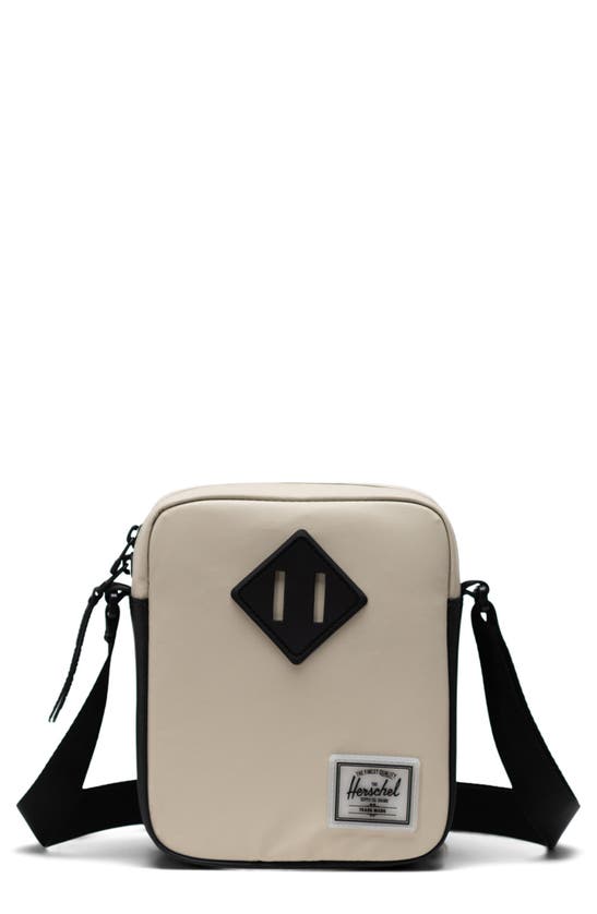 Shop Herschel Supply Co Heritage Recycled Polyester Crossbody Bag In Light Pelican