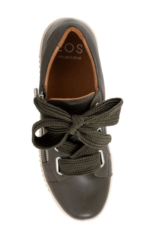 Shop Eos Footwear Jovi Sneaker In Dark Olive