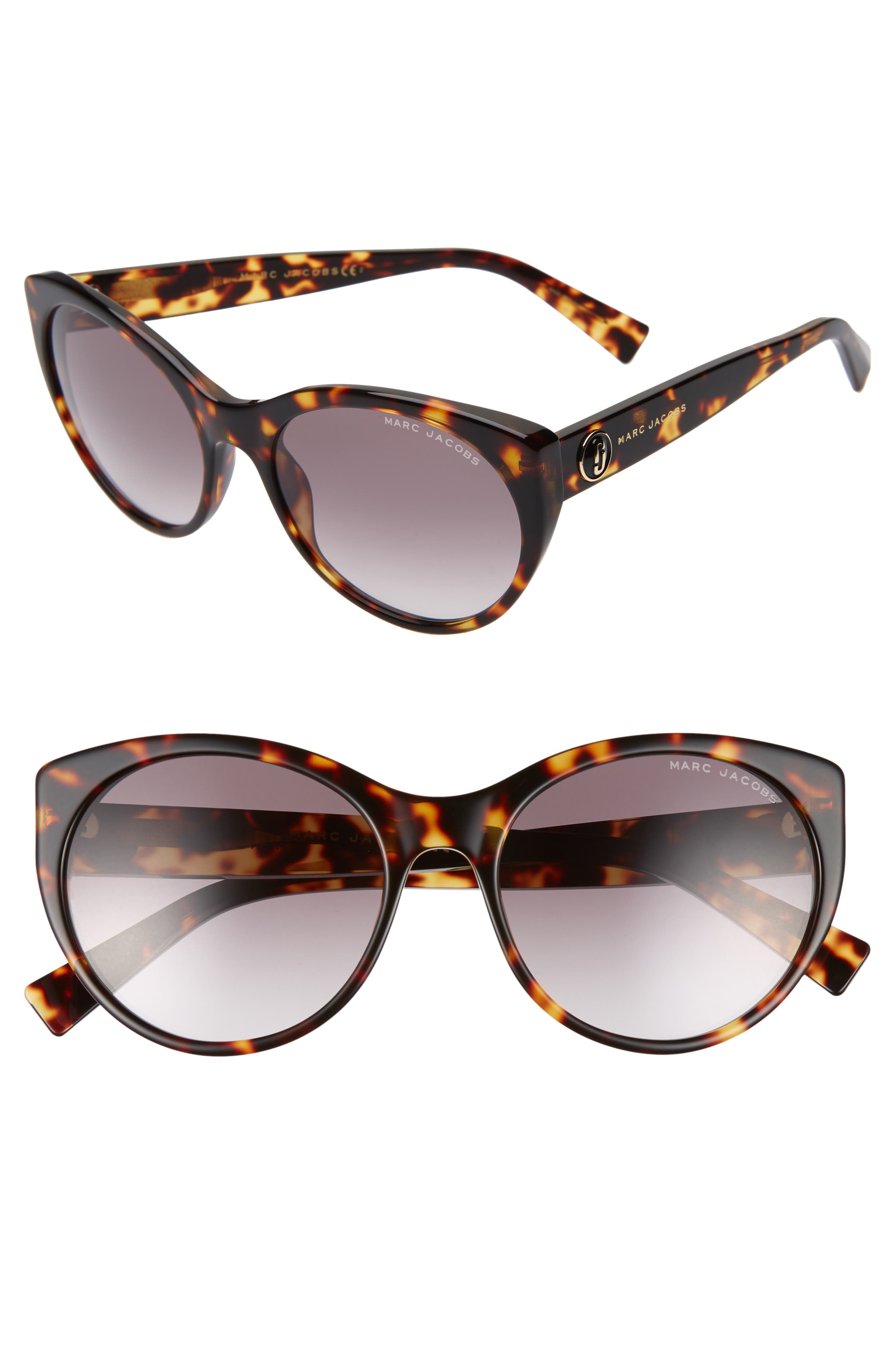 marc jacobs 57mm round sunglasses