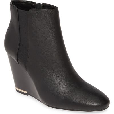 Kenneth Cole New York Merrick Wedge Bootie- Black