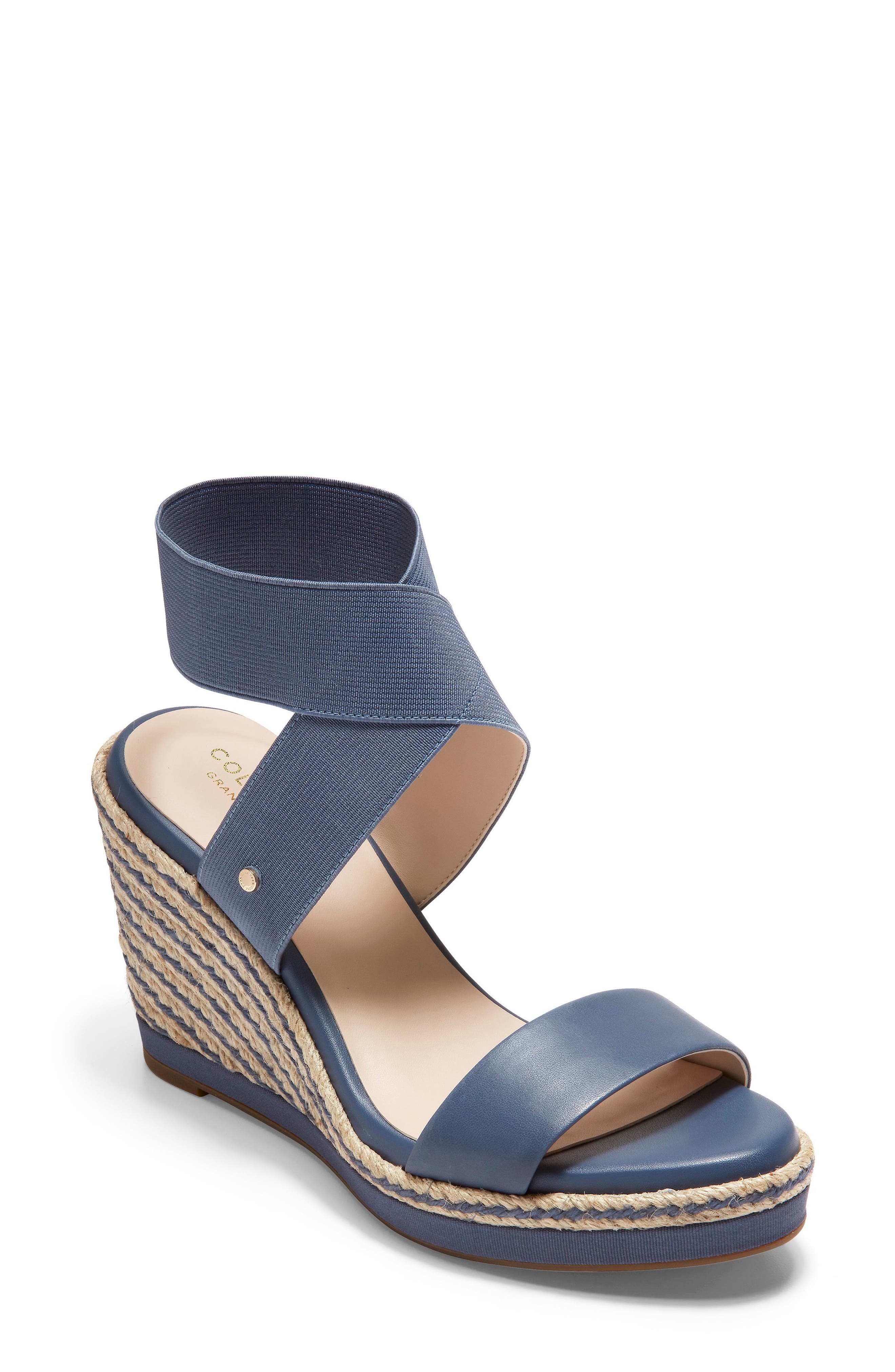 cole haan blue sandals