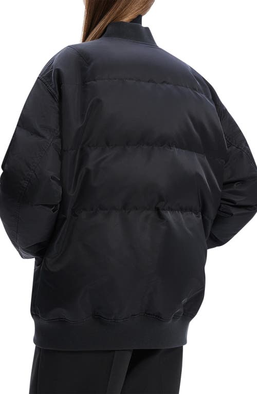 Shop Theory Puffer Flight Jacket In Black - 001