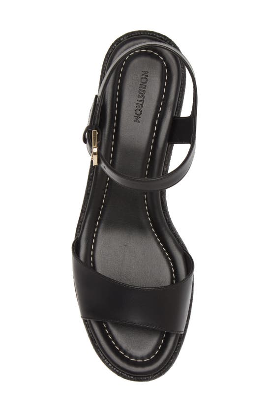 Shop Nordstrom Claudia Platform Sandal In Black