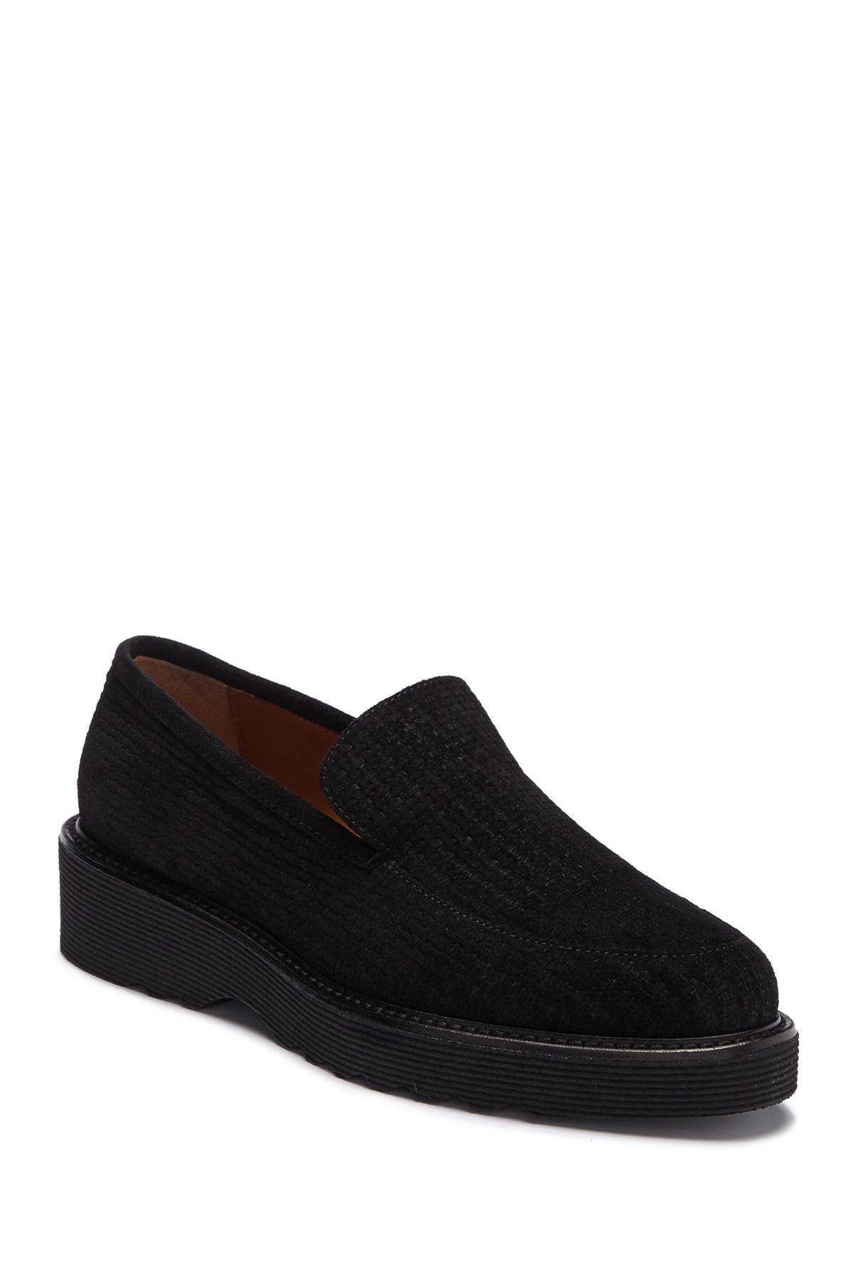 aquatalia kelsey suede platform loafer