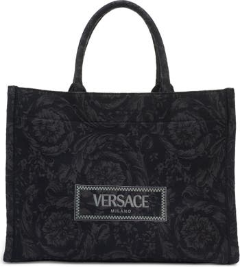 Versace Large Jacquard Canvas Tote | Nordstrom