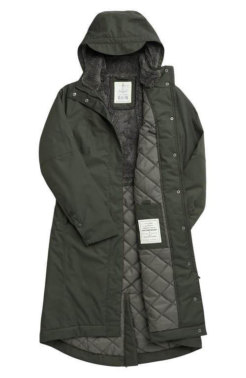 Shop Seasalt Cornwall Janelle Waterproof Coat In Woodland Green