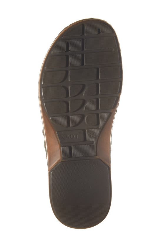 Naot Castelo Sandal In Sage Nubuck