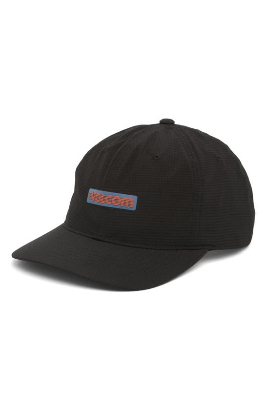 Volcom Trail Mix Baseball Cap In Black