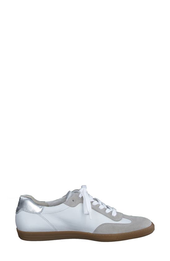 Shop Paul Green Tilly Sneaker In Peral White Combo