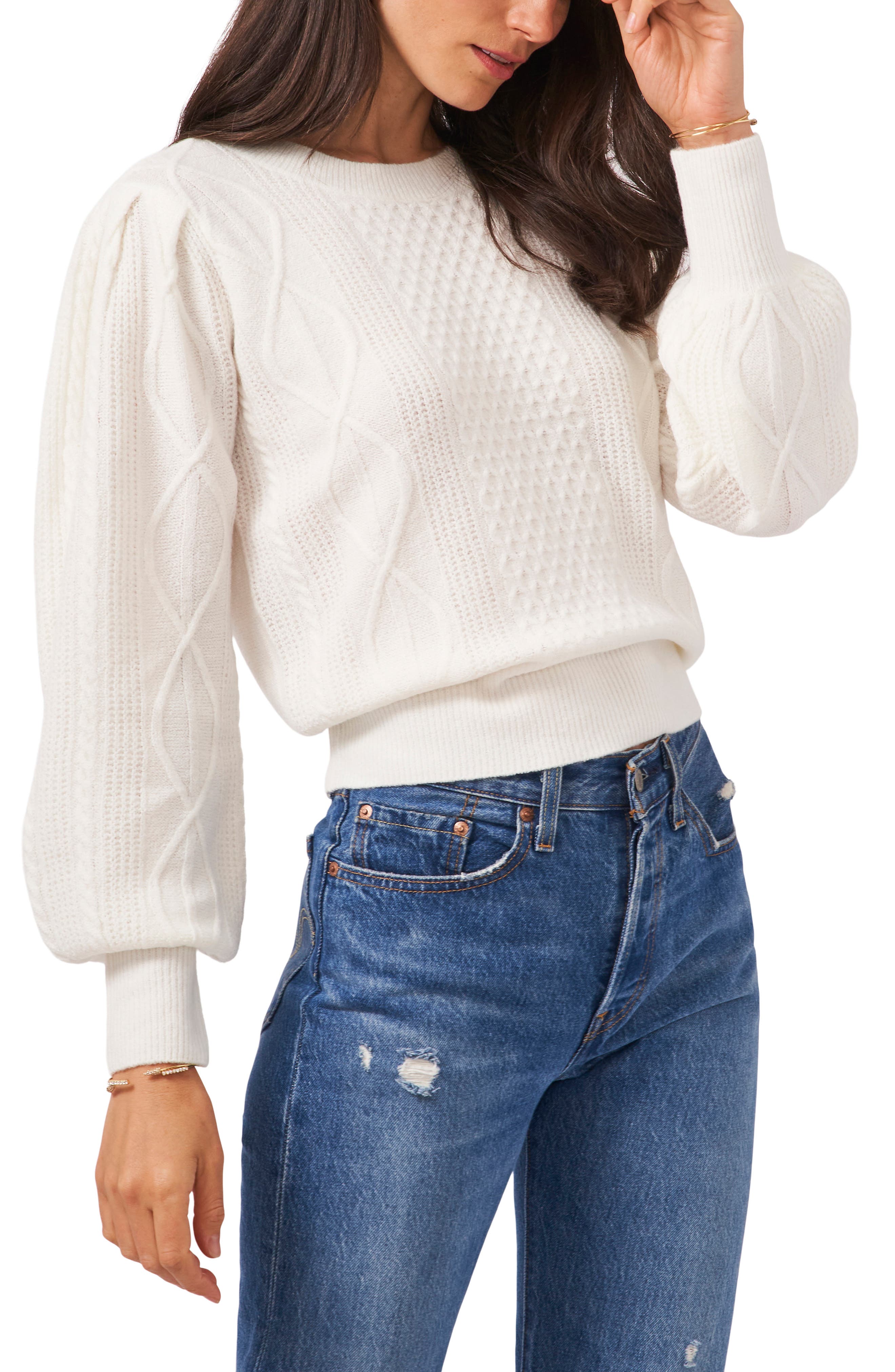 WOMEN FASHION Jumpers & Sweatshirts Sweatshirt Shearling White XS discount 70% Kiabi sweatshirt 