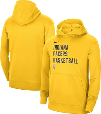 Nike Men's Indiana Pacers Navy Logo Hoodie, Medium, Blue