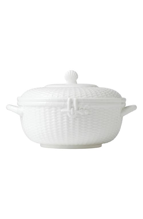 Wedgwood Nantucket Bone China Covered Serving Bowl in White at Nordstrom