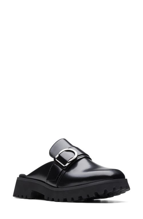 Clarks(r) Stayso Free Mule in Black Leather