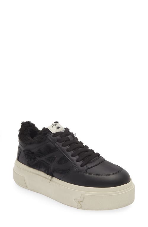 Shop Ash Sailor Platform Sneaker In Black/black