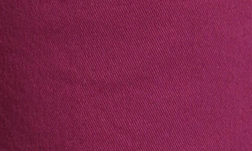 Apny Straight Leg Ankle Pants In Bordeaux