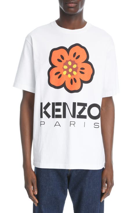 Kenzo Female T-Shirt White Size M Organic Cotton