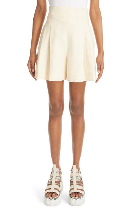 Moschino high waisted white discount striped shorts nordstrom rack