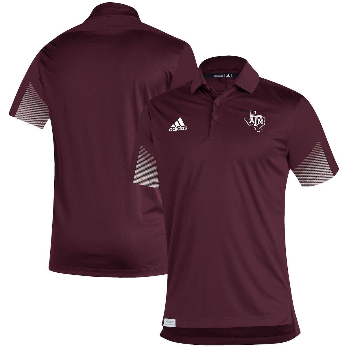 maroon adidas polo