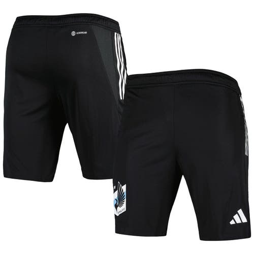 Men's adidas Black Minnesota United FC 2023 On-Field AEROREADY Training Shorts