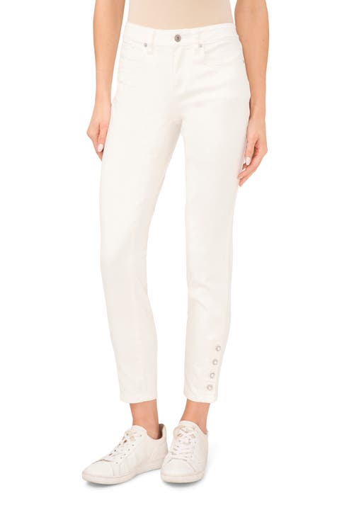 Women's White Jeans & Denim