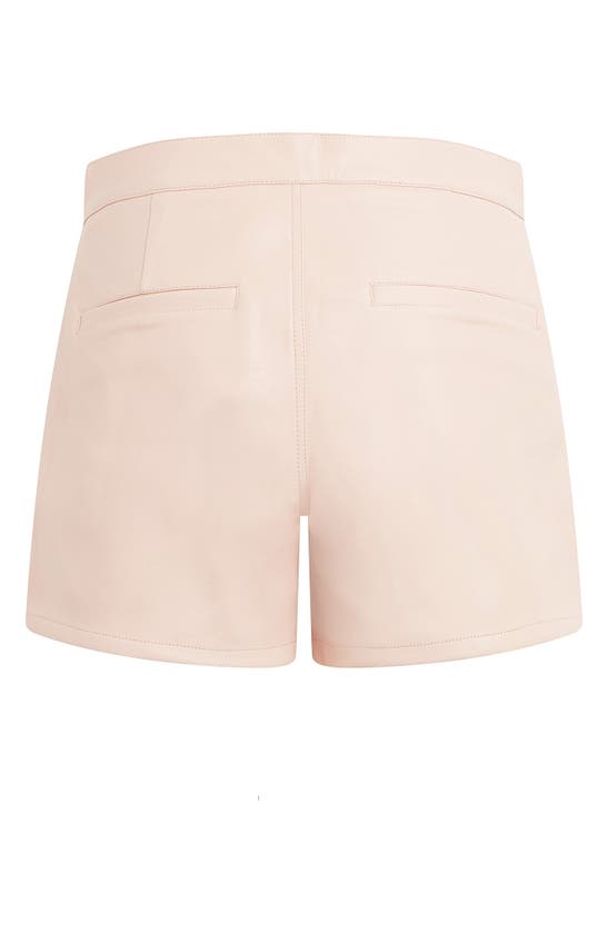 Shop Hudson Jeans Front Yoke Pleated Shorts In Cameo Rose