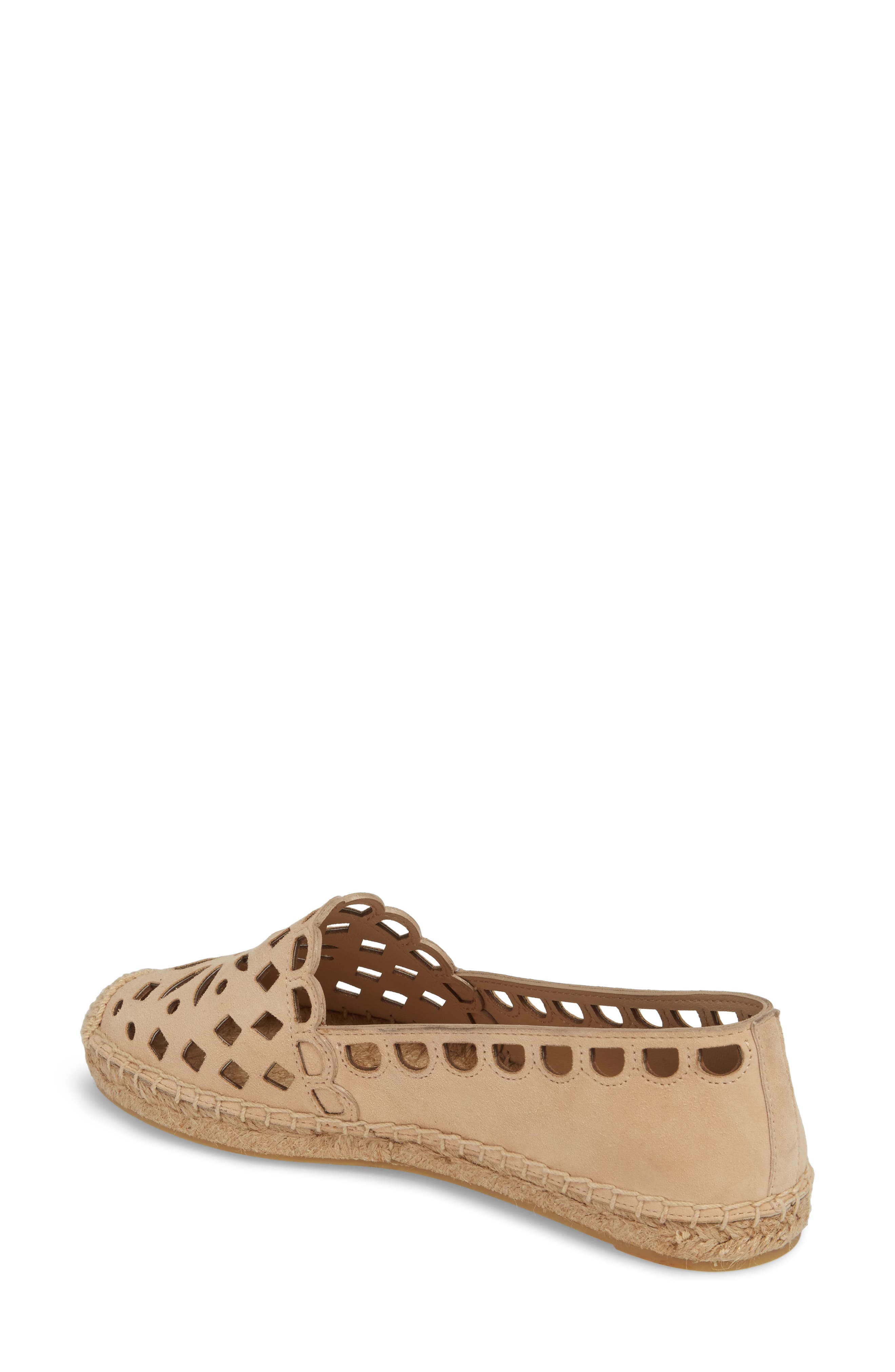 tory burch may perforated espadrille flat