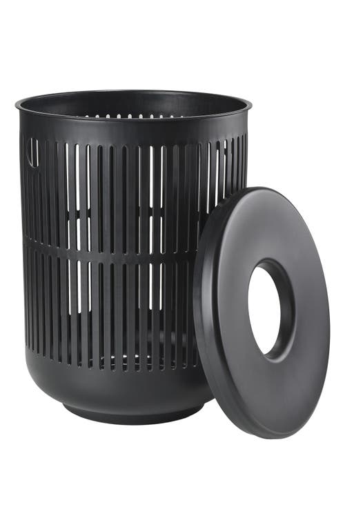 Zone Denmark Ume Laundry Basket With Lid In Black