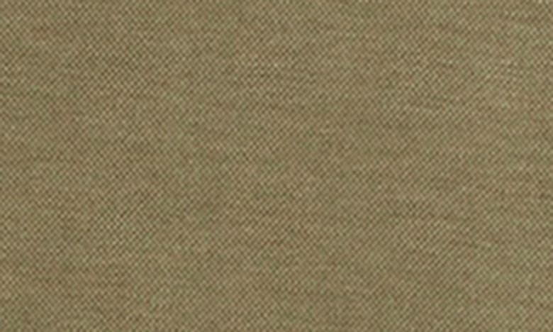 Johnston & Murphy Vintage Bird's Eye Quarter Zip Polo In Olive