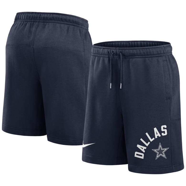 Shop Nike Navy Dallas Cowboys Arched Kicker Shorts