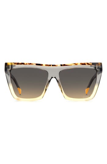 Missoni 59mm Gradient Flat Top Sunglasses In Gray