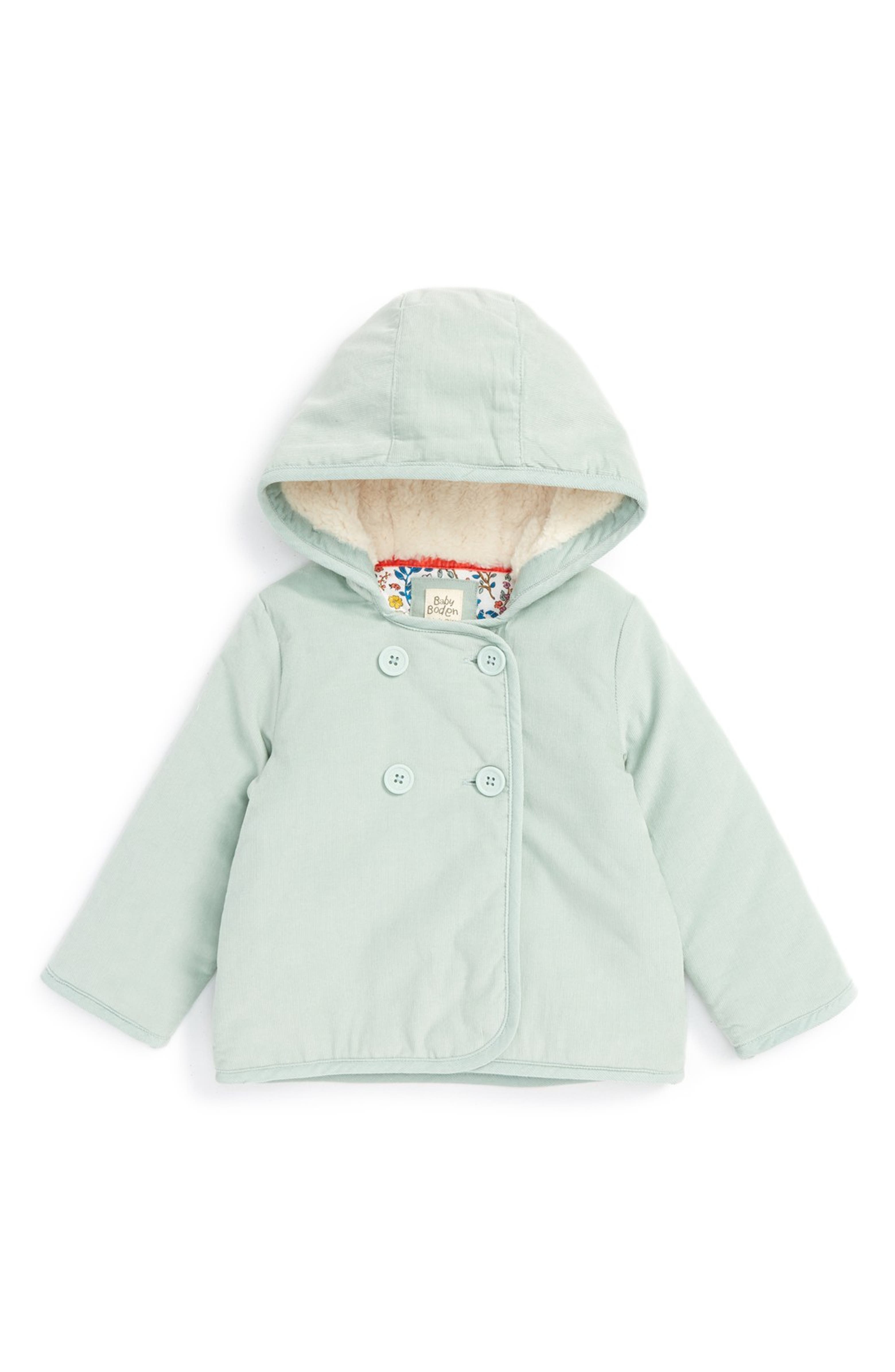 Mini Boden Hooded Corduroy Jacket (Baby Girls & Toddler Girls) | Nordstrom