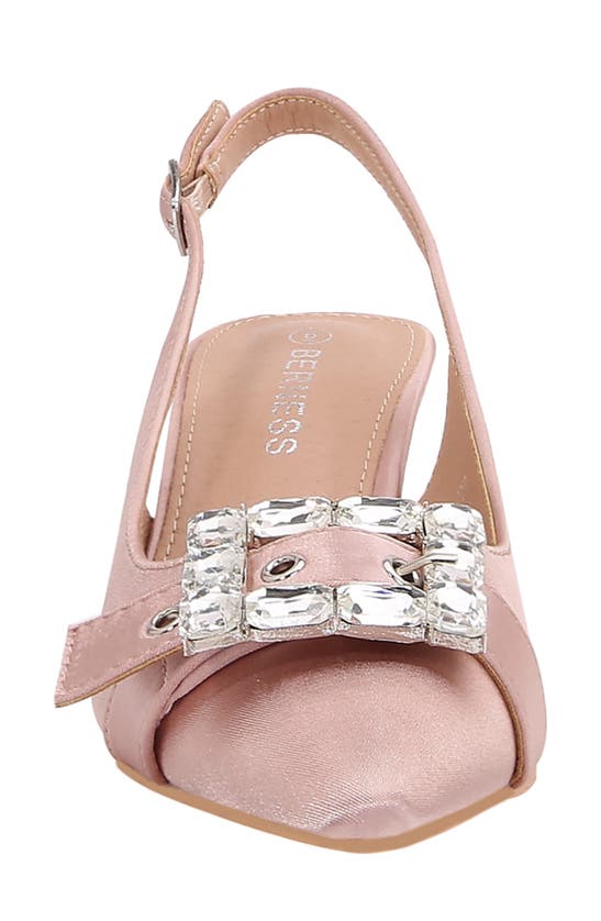 Shop Berness Elodie Slingback Pump In Blush