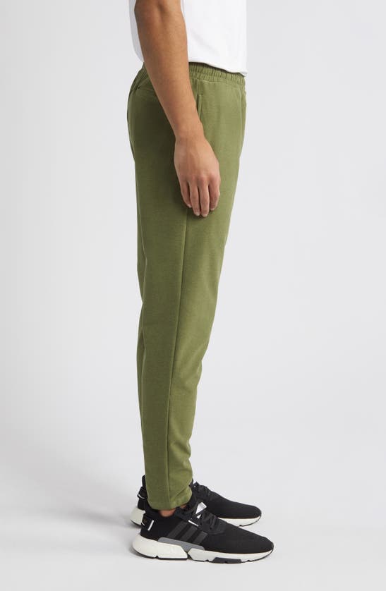 Shop Beyond Yoga Take It Easy Athletic Pants In Moss Green Heather