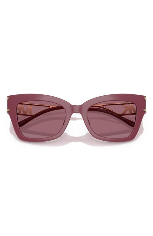 Michael Kors 52mm Square Sunglasses In Purple