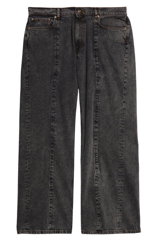 Shop Y/project Evergreen Wire Organic Cotton Jeans In Evergreen Vintage Black