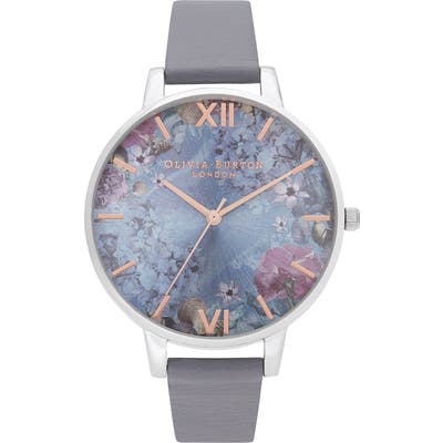 Olivia Burton Under The Sea Faux Leather Strap Watch,