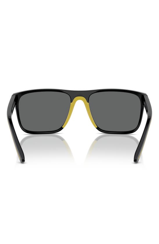 Shop Scuderia Ferrari 59mm Square Sunglasses In Black