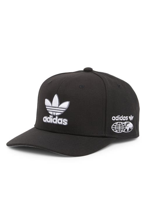 adidas Modern Structure Snapback Hat in Black/White/Grey at Nordstrom
