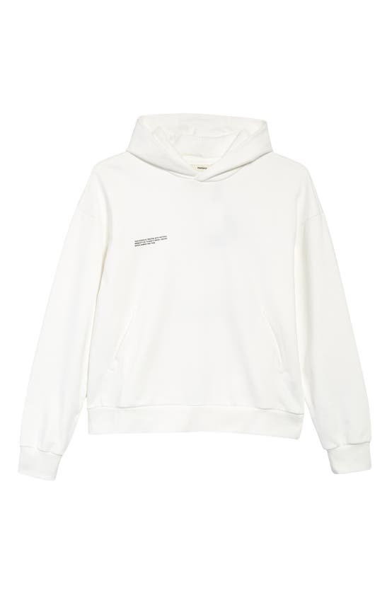 Pangaia Pprmint™ Unisex Organic Cotton Logo Hoodie In Off-white