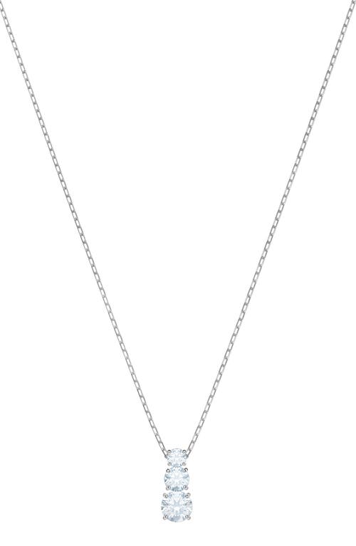 Swarovski Stilla Pendant Necklace In Metallic